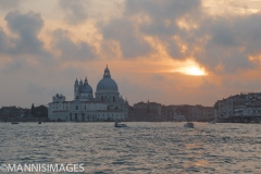 Santa Maria della Salute at Sunset